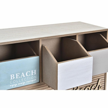 Lādīte DKD Home Decor Koks Brūns Tirkīzs 34 x 14 x 24 cm,,,
