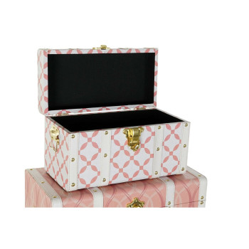 Ceļojumu bagāžas komplekts DKD Home Decor Poliuretāns Koks MDF (60 x 35 x 41 cm),,,