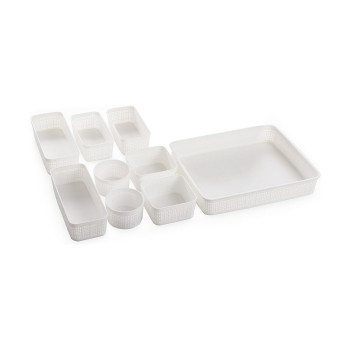 Daudzfunkcionāls grozs Dem Plastmasa 34 x 28 x 6 cm 9 Daudzums (9 gb.),,,