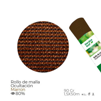 Segšanas Tīkls EDM 75803 1,5 x 50 m Brūns 80 % polipropilēns,,,