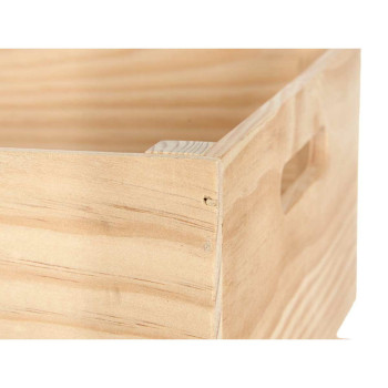 Storage Box Pine Natural brown (30 x 30 x 30 cm),,,