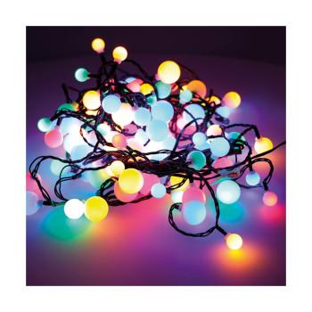 LED gaismu vītne Lumineo Cherry Daudzkrāsains 14 m,,,
