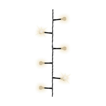 LED žibintų vainikas Lumineo Cherry Compact Balta (14 m),,,