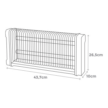 Electric insect killer EDM 06522 Black 2 x 10 W 43,7 x 10 x 26,5 cm,,,
