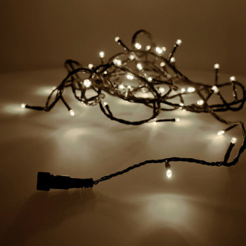 LED gaismu vītne EDM 71251 4 m Balts,,,