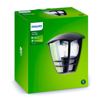 Sienas gaisma Philips 15387/30/16 Melns Alumīnijs 60 W E27,,,