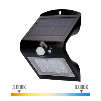 Sienas gaisma EDM 31840 Melns polipropilēns 1,5 W 220 lm,,,