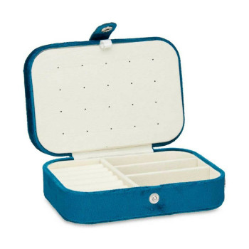Lādīte Zils Samts (16,2 x 6 x 11,5 cm) (12 gb.),,,