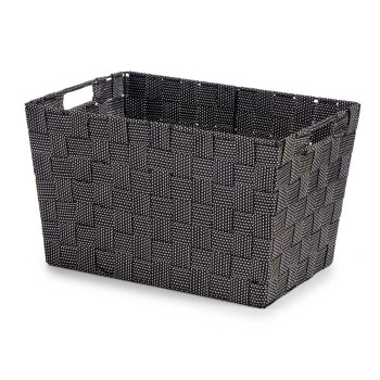 Uzglabāšanas Kaste Kipit A3-6875 Melns Poliesters Drāna Pīšana 10 L 35 x 20 x 25 cm 25 x 20 x 35 cm (12 gb.),,,