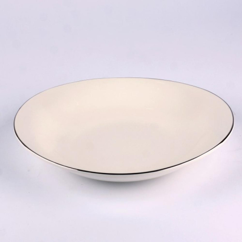SENSE PLATINUM SOUP  PLATE  22CM, Quality Ceramic
