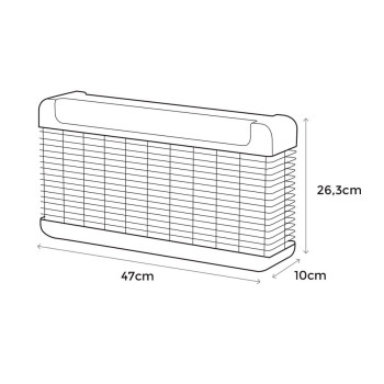 Electric insect killer EDM 06525 Black 11 W 13 W 47 x 26,3 x 10 cm Professional,,,