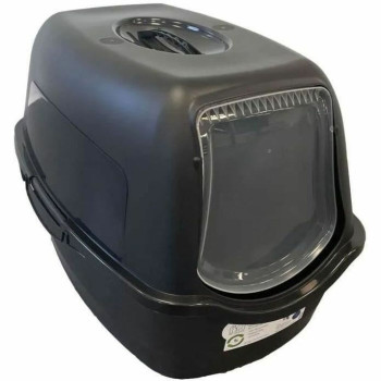 Kačių kraiko dėžutė Petdesign Samba 56 x 40 x 39 cm Balta / Juoda,,,