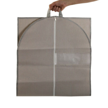Kostiumo dėklas Versa Dryžiai Rusvai gelsva 135 x 60 cm,,,