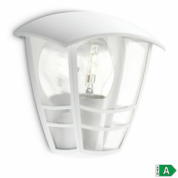 Sienas gaisma Philips Creek 19,5 cm Balts Metāls Alumīnijs A+ E27,,,