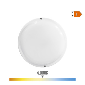 LED sienas gaisma EDM 32406 Balts Alumīnijs Plastmasa F 18 W 120 W 1820 Lm E27 Apaļš (4000 K),,,