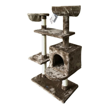 Scratching Post for Cats Gloria Jarama Tree Brown Wood Paper Sisal (35 x 100 x 60 cm),,,