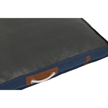 Кровать для домашних животных DKD Home Decor 88 x 68 x 10 cm Тёмно Синий Светло-серый 2 штук