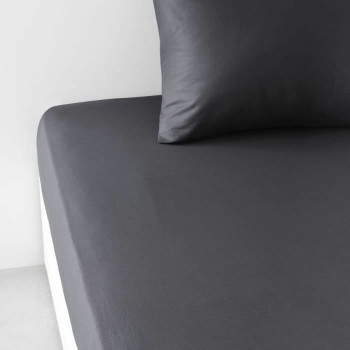 Fitted sheet TODAY 90 x 190 cm Black Anthracite,,,