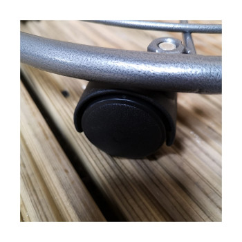 Flowerpot Standt with Wheels Progarden Grey Metal (35 x 6,5 cm),,,