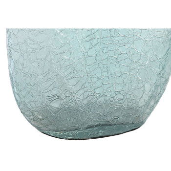 Vaas DKD Home Decor Sinine Alumiinium Kristall Karp Vahemere 9 x 17 x 43 cm,,,