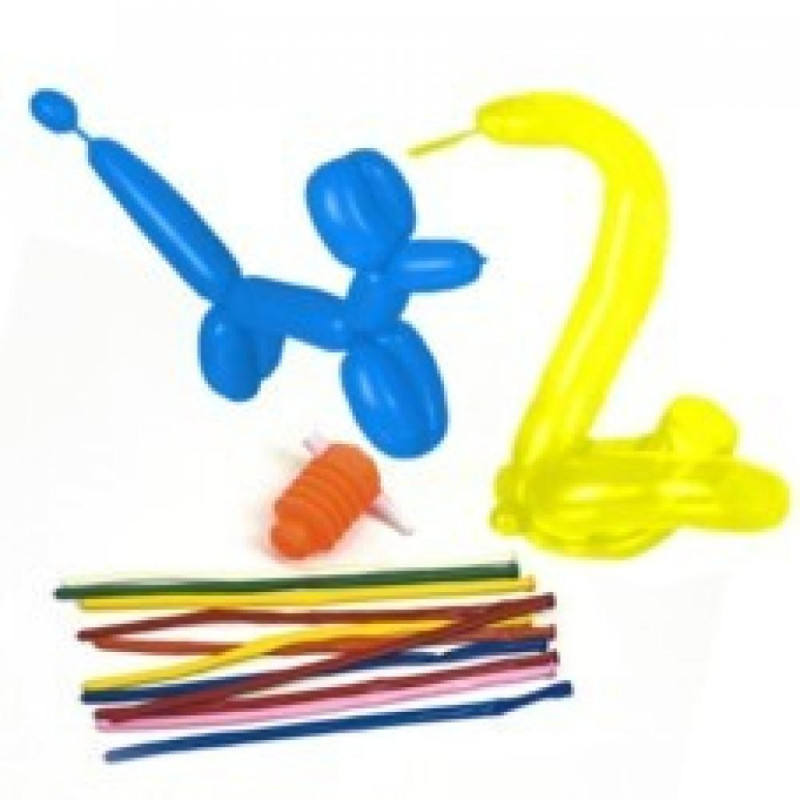 MODELĒJAMIE balloons AR PUMPI 5PC.. 0.049 kg / iepak., Pap Star