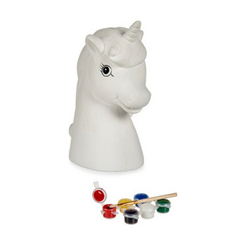 Paint Your Own Money Box Pincello 87697 Ceramic Unicorn 10 x 14,5 x 8,5 cm (12 Units),,,