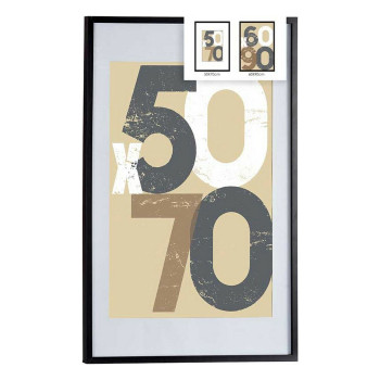 Nuotraukų rėmelis 62,5 x 2,5 x 92,5 cm Juoda Plastmasinis Medžio MDF (6 vnt.),,,