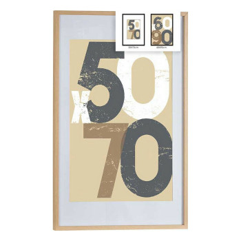 Nuotraukų rėmelis 62,5 x 2,5 x 92,5 cm Natūralus Plastmasinis Medžio MDF (6 vnt.),,,