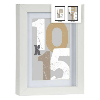 Фото рамка Белый Cтекло Деревянный MDF 16 x 21 x 2,5 cm (6 штук)