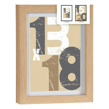 Фото рамка 18 x 23 x 2,5 cm Натуральный Cтекло Деревянный MDF (6 штук)