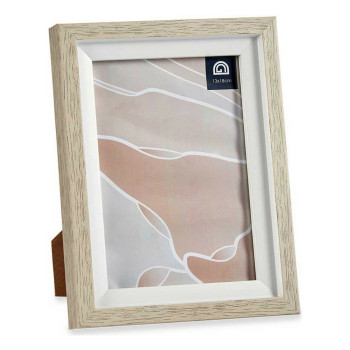 Nuotraukų rėmelis 16,5 x 21,5 x 2 cm Stiklas Rusvai gelsva Balta Plastmasinis (6 vnt.),,,