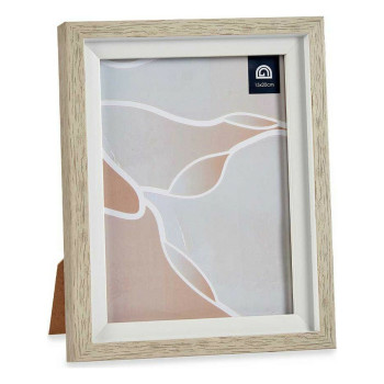 Nuotraukų rėmelis 18,8 x 23,8 x 2 cm Stiklas Rusvai gelsva Balta Plastmasinis (6 vnt.),,,