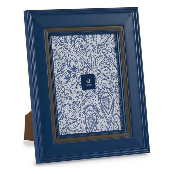 Nuotraukų rėmelis 23 x 28 x 2 cm Stiklas Mėlyna Plastmasinis (6 vnt.),,,