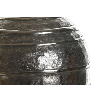 Vaas DKD Home Decor 20 x 20 x 28,5 cm Hõbedane Kuldne Alumiinium Kaasaegne (2 Ühikut),,,