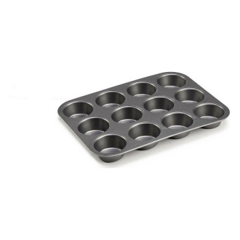 Küpsetusvorm Kinvara CK57179 Tumehall Metall Süsinikteras 20 x 2 x 26 cm (12 Ühikut)