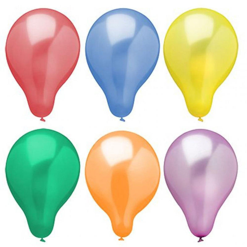 METALLIC balloons 25CM, 25PC.. 0.071 kg / iepak., Pap Star