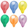 METALLIC balloons 25CM, 25PC.. 0.071 kg / iepak., Pap Star