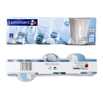Рюмка Luminarc Carajillo Прозрачный Cтекло 110 ml 3 Предметы