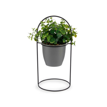 Декоративное растение Ibergarden QY-H093 Металл Пластик Листья Круглая 21 x 30 x 21 cm (8 штук)