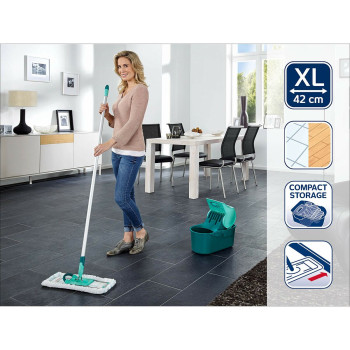 Mop with Bucket Leifheit Sinine Plastmass Ühend 8 L,,,