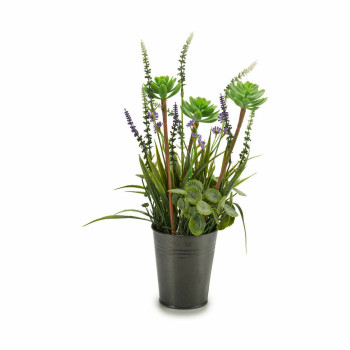 Декоративное растение Ibergarden XD16-818 Металл Пластик Лаванда 13 x 40 x 13 cm (12 штук)
