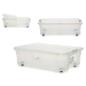 Коробка для хранения с колесами 30 L 40 x 18 x 59,5 cm (14 штук)