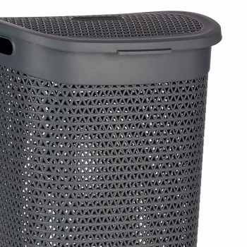 Skalbinių krepšys Kipit 4790-2 Antracito Plastmasinis 60 L 43,5 x 57,5 x 34 cm (6 vnt.),,,