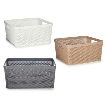 Universalus pintas krepšys Kipit 4730 Balta Rusvai gelsva Pilka Plastmasinis 10 L 36 x 15 x 29 cm (18 vnt.),,,