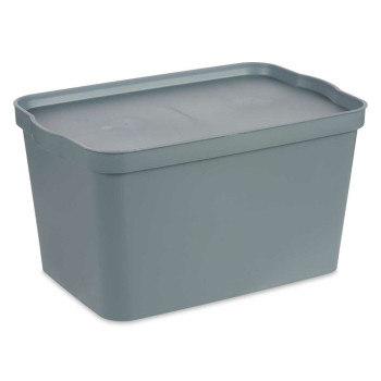 Sandėliavimo dėžutė su dangteliu Kipit TP596-2 Pilka Plastmasinis 24 L 29,3 x 24,5 x 45 cm (6 vnt.),,,