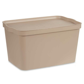Sandėliavimo dėžutė su dangteliu Kipit TP596-3 Rusvai gelsva Plastmasinis 24 L 29,3 x 24,5 x 45 cm (6 vnt.),,,