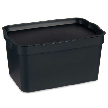 Sandėliavimo dėžutė su dangteliu Kipit TP592-1 Antracito Plastmasinis 2,3 L 13,5 x 11 x 20 cm (24 vnt.),,,