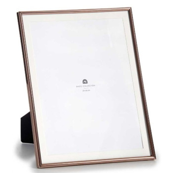 Photo frame Copper Crystal Steel 23 x 28 x 15 cm (12 Units),,,