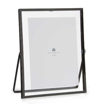 Photo frame Black Metal Glass Plastic 20,5 x 1 x 25,2 cm (12 Units),,,