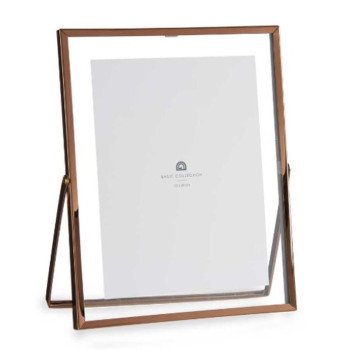 Photo frame Copper Metal Glass Plastic 20,5 x 1 x 25,2 cm (12 Units),,,